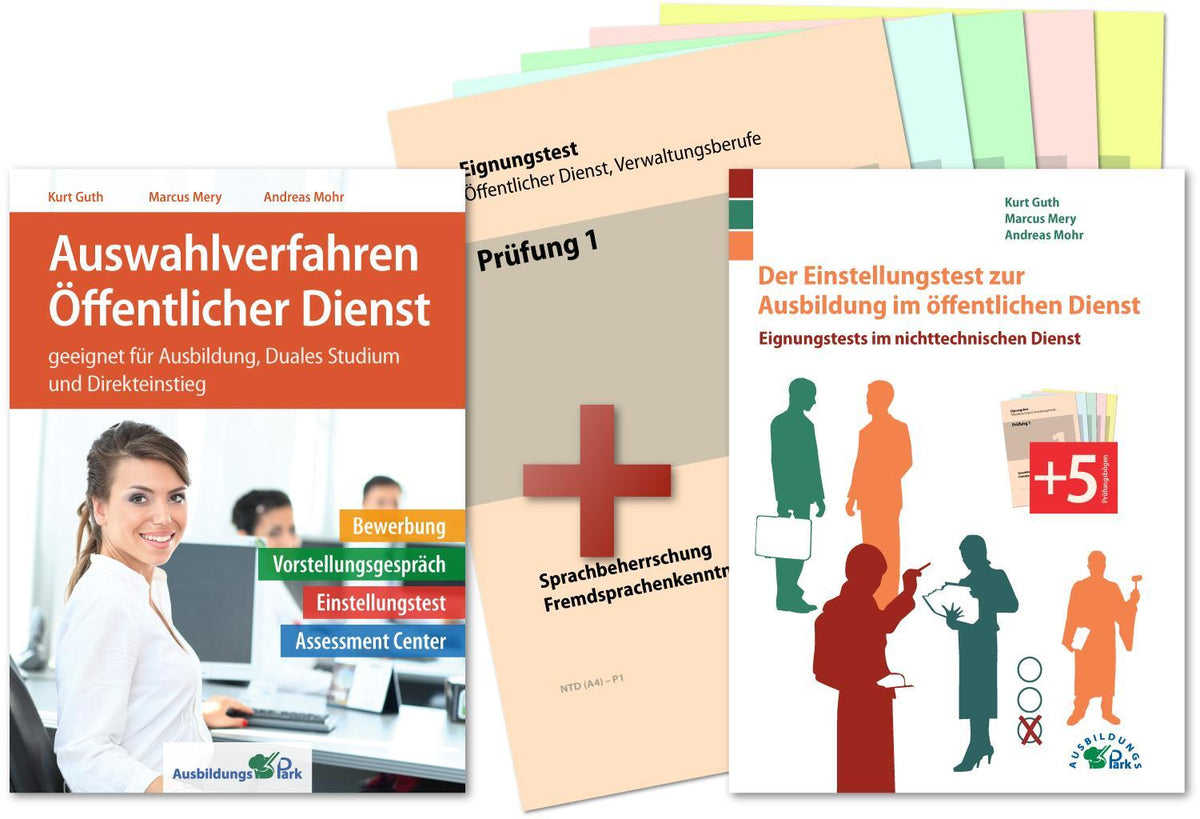 Buchcover: Auswahlverfahren und Einstellungstest Öffentlicher Dienst - alles in einem Paket
