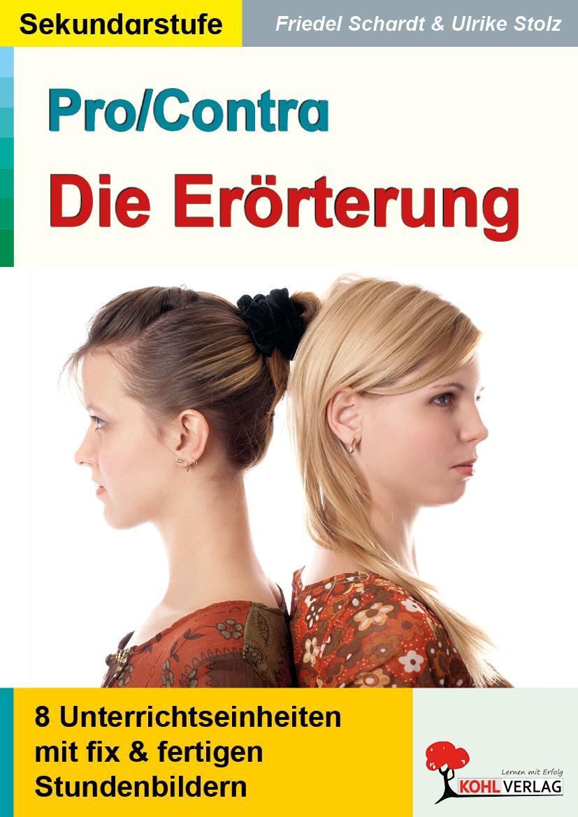 Pro & Contra / Die Erörterung 6 fertige Stundenbilder