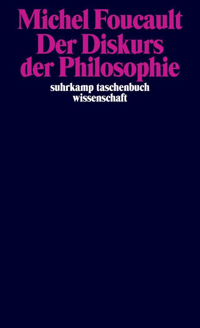 Buchcover: Der Diskurs der Philosophie