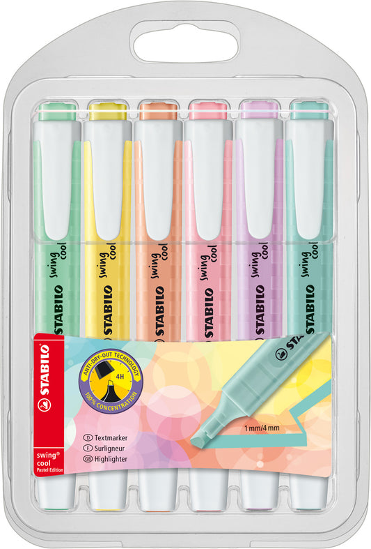 STABILO swing cool Pastel Edition 6er