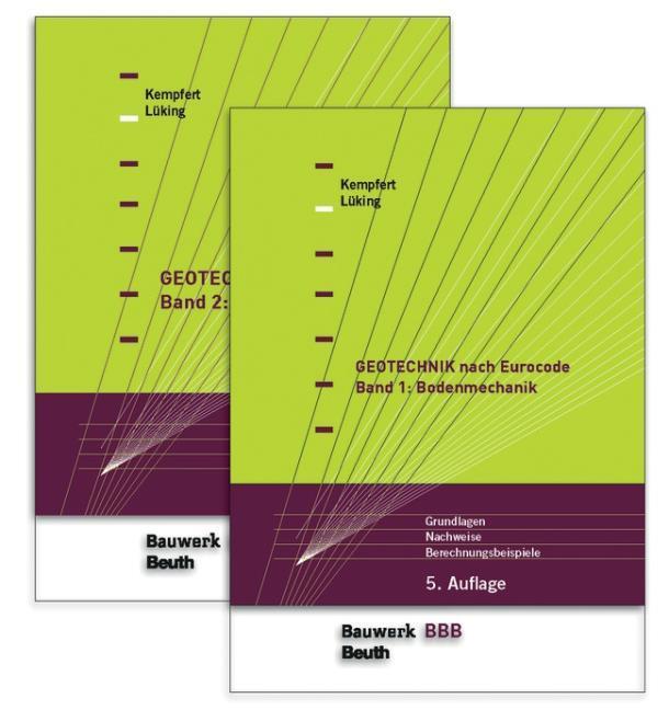 Buchcover: Paket Geotechnik nach Eurocode. 2 Bände