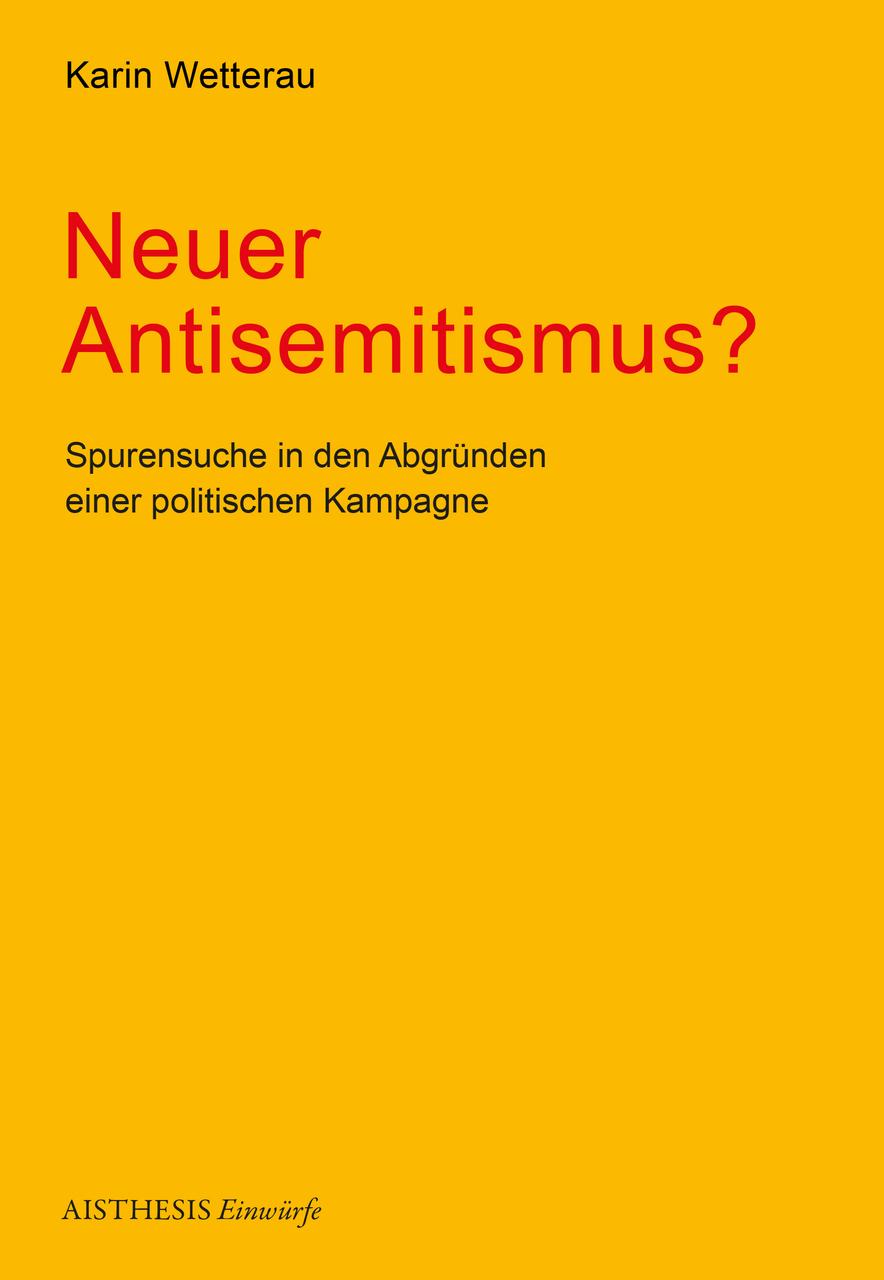 Buchcover: Neuer Antisemitismus?