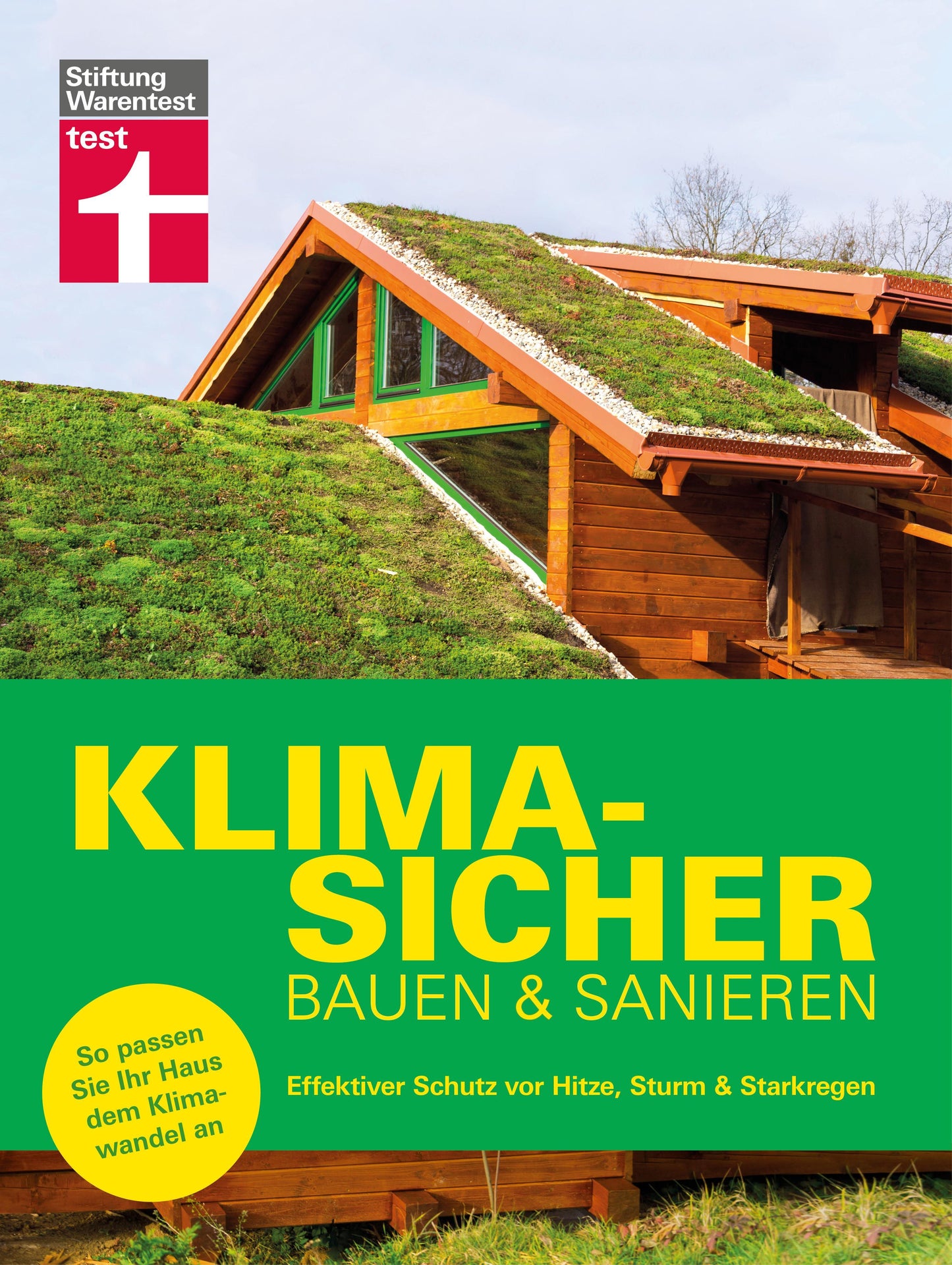 Buchcover: Klimasicher bauen und sanieren