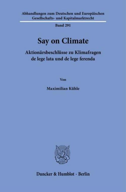 Say on Climate