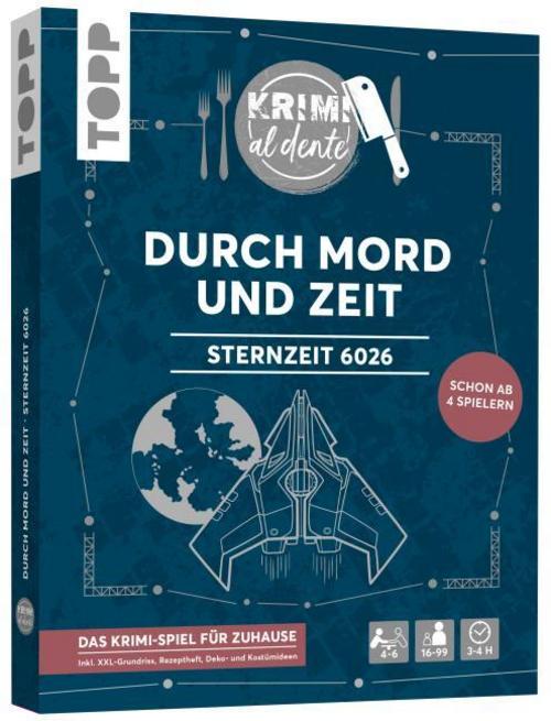 Buchcover: Krimi al dente: Sternzeit 6026 - Durch Mord und Zeit