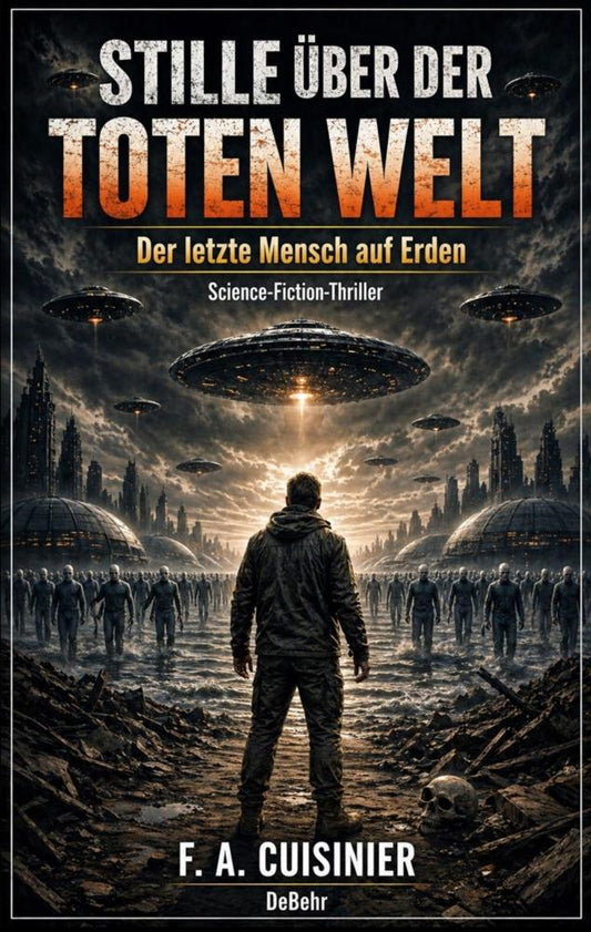 Buchcover: Stille über der toten Welt - Der letzte Mensch auf Erden - Science-Fiction-Thriller