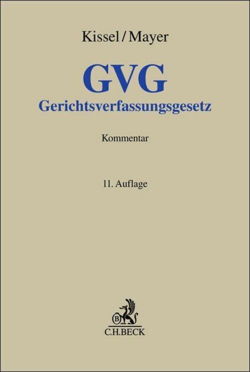 Gerichtsverfassungsgesetz. GVG