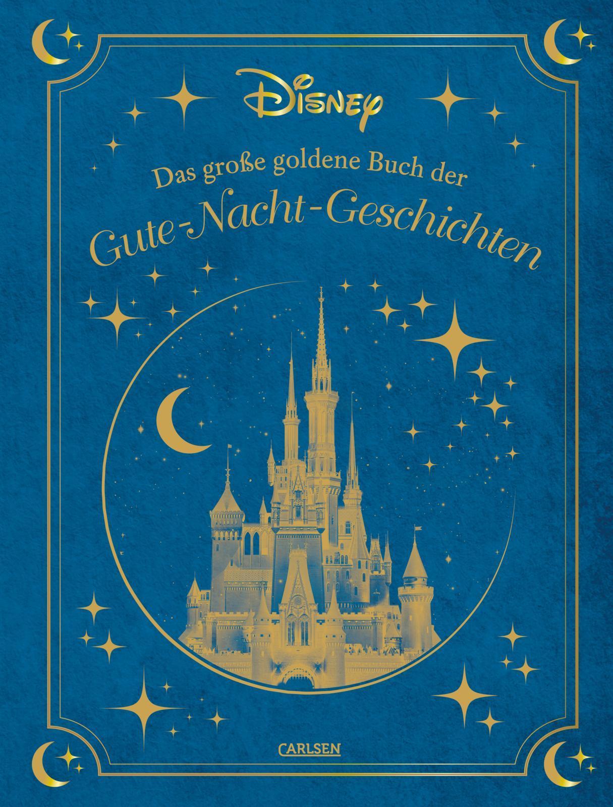 Disney: Das große goldene Buch der Gute-Nacht-Geschichten: 20 Vorlesegeschichten ab 4 Jahren mit Olaf, Bambi, den Disney Prinzessinnen und Co. (Die großen goldenen Bücher von Disney)