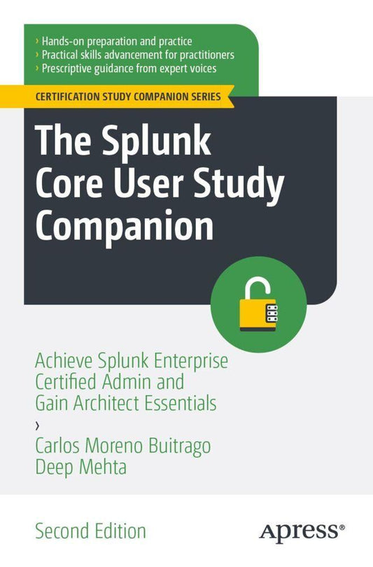 Buchcover: The Splunk Core User Study Companion
