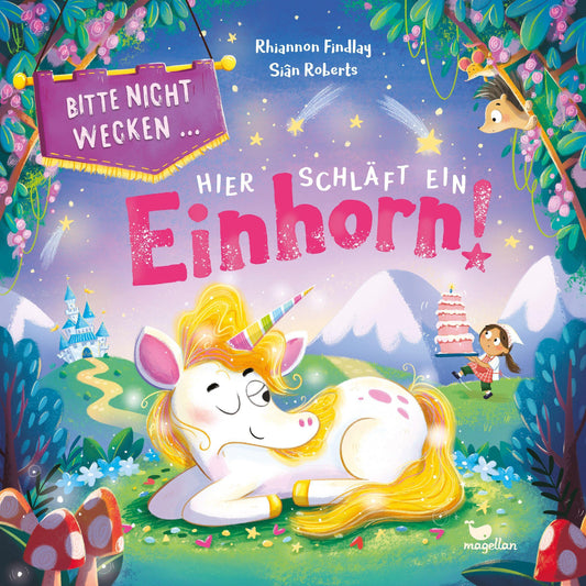 Bitte nicht wecken ... Hier schläft ein Einhorn!