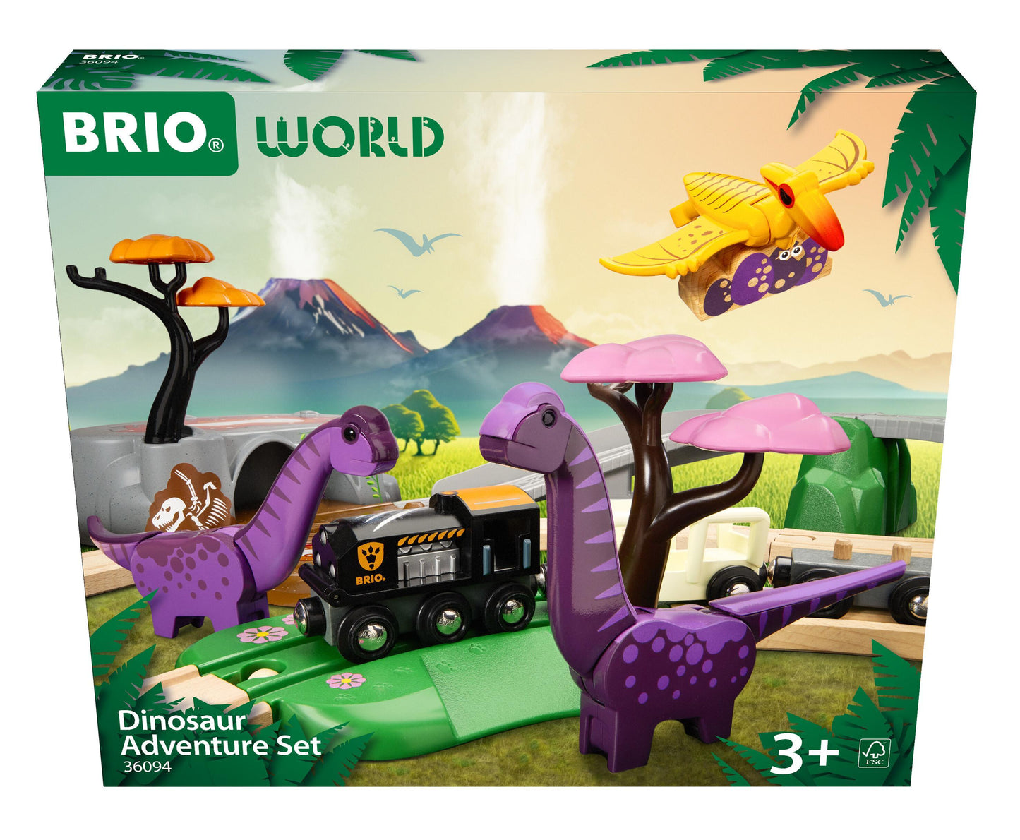 BRIO World - Dinosaurier Abenteuer-Set