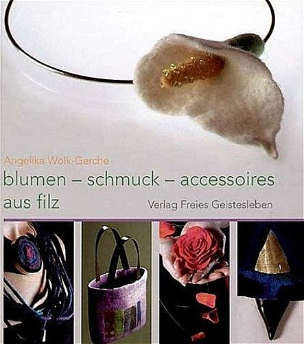 Buchcover: Blumen-schmuck-accessoires aus Filz