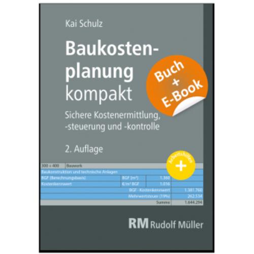 Buchcover: Baukostenplanung kompakt - mit E-Book