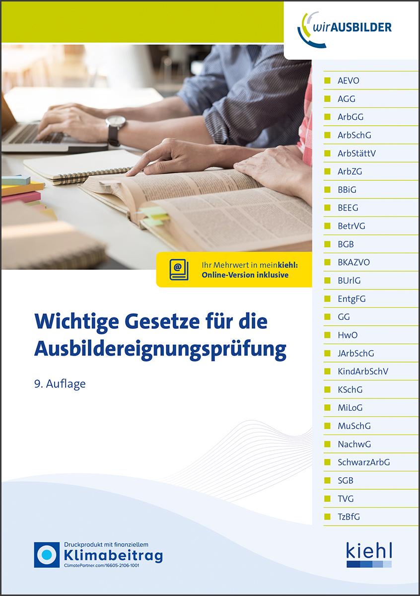 Wichtige Gesetze für die Ausbildereignungsprüfung