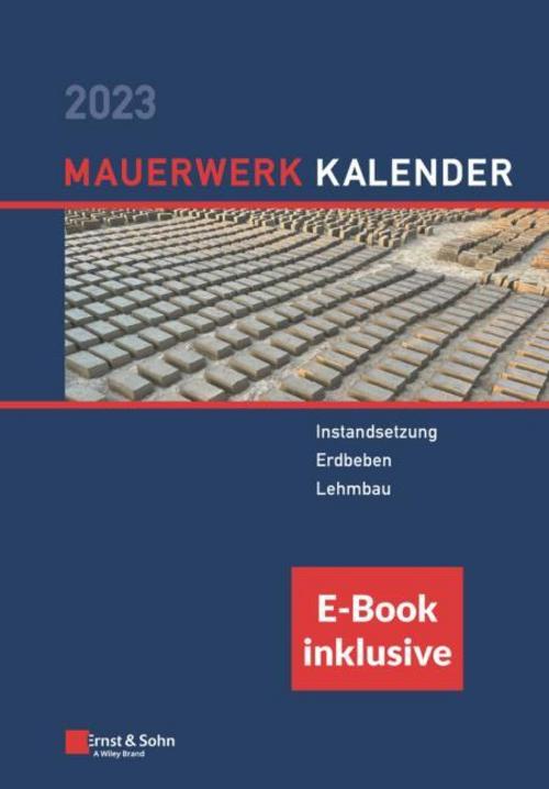 Buchcover: Mauerwerk-Kalender 2023