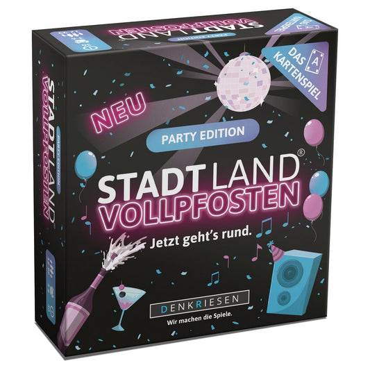 Stadt Land Vollpfosten®: Party Edition - Das Kartenspiel