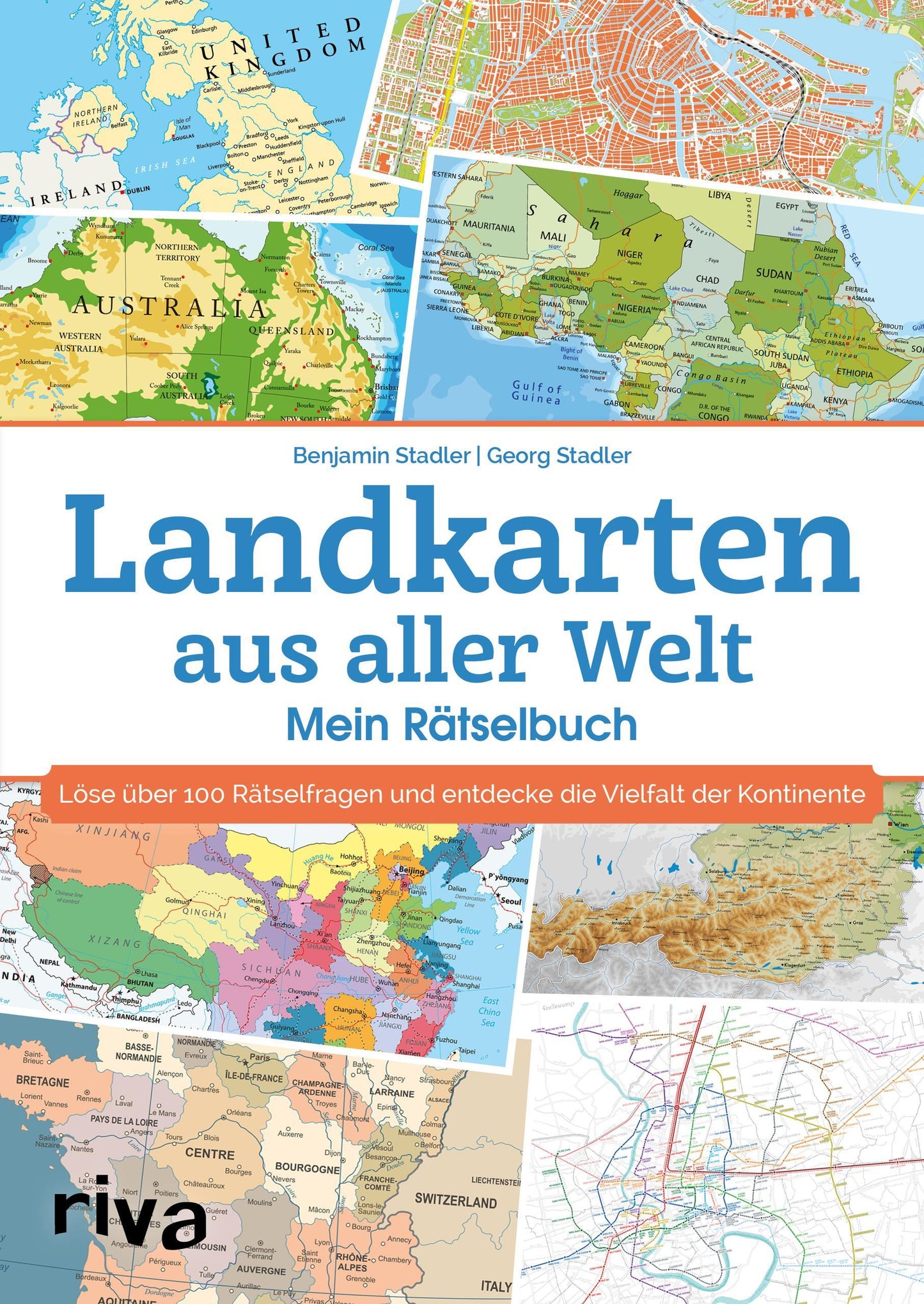 Buchcover: Landkarten aus aller Welt - Mein Rätselbuch