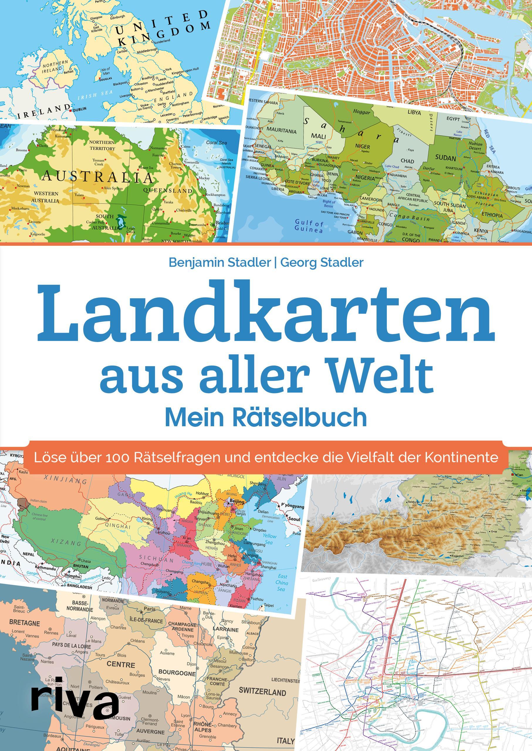 Buchcover: Landkarten aus aller Welt - Mein Rätselbuch