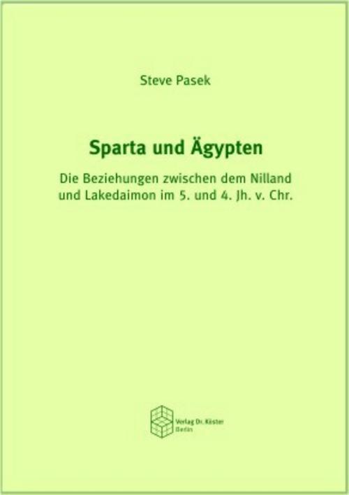 Buchcover: Sparta und Ägypten