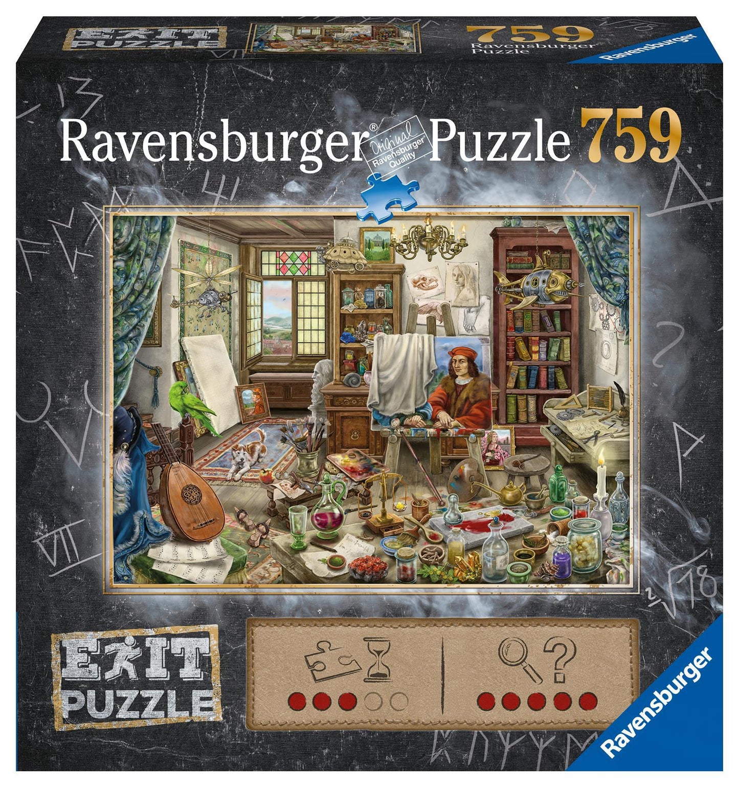 Erwachsenenpuzzle 759 Teile - Das Künstleratelier