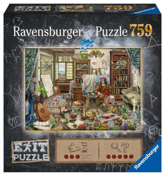 Erwachsenenpuzzle 759 Teile - Das Künstleratelier
