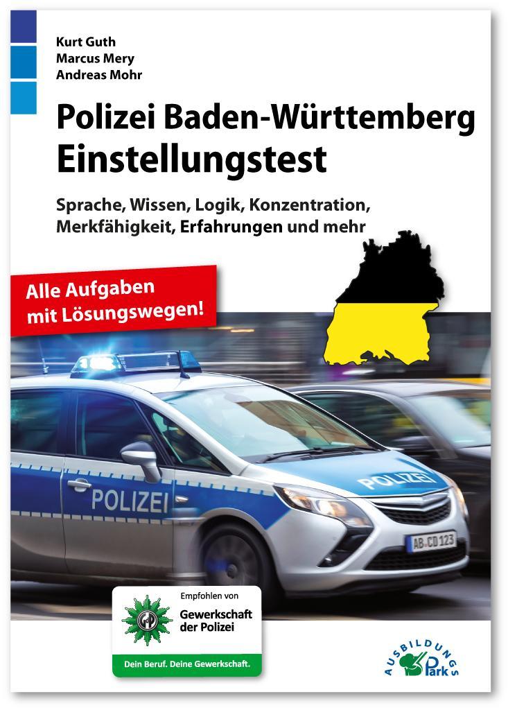 Buchcover: Polizei Baden-Württemberg Einstellungstest
