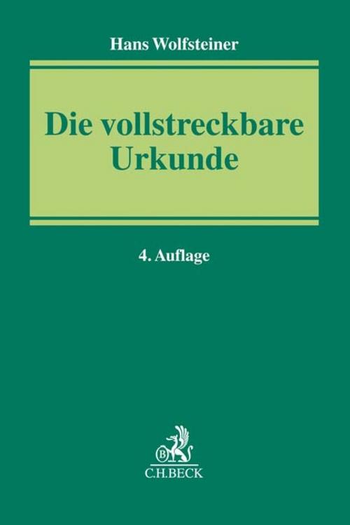 Die vollstreckbare Urkunde