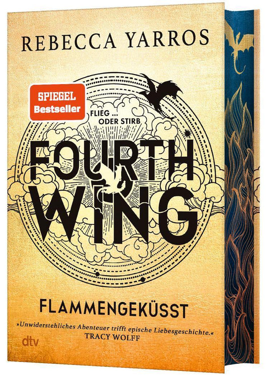 Fourth Wing – Flammengeküsst: Roman | Deluxe-Ausgabe mit atemberaubendem Farbschnitt | Das internationale Bestsellerphänomen (Flammengeküsst-Reihe, Band 1)
