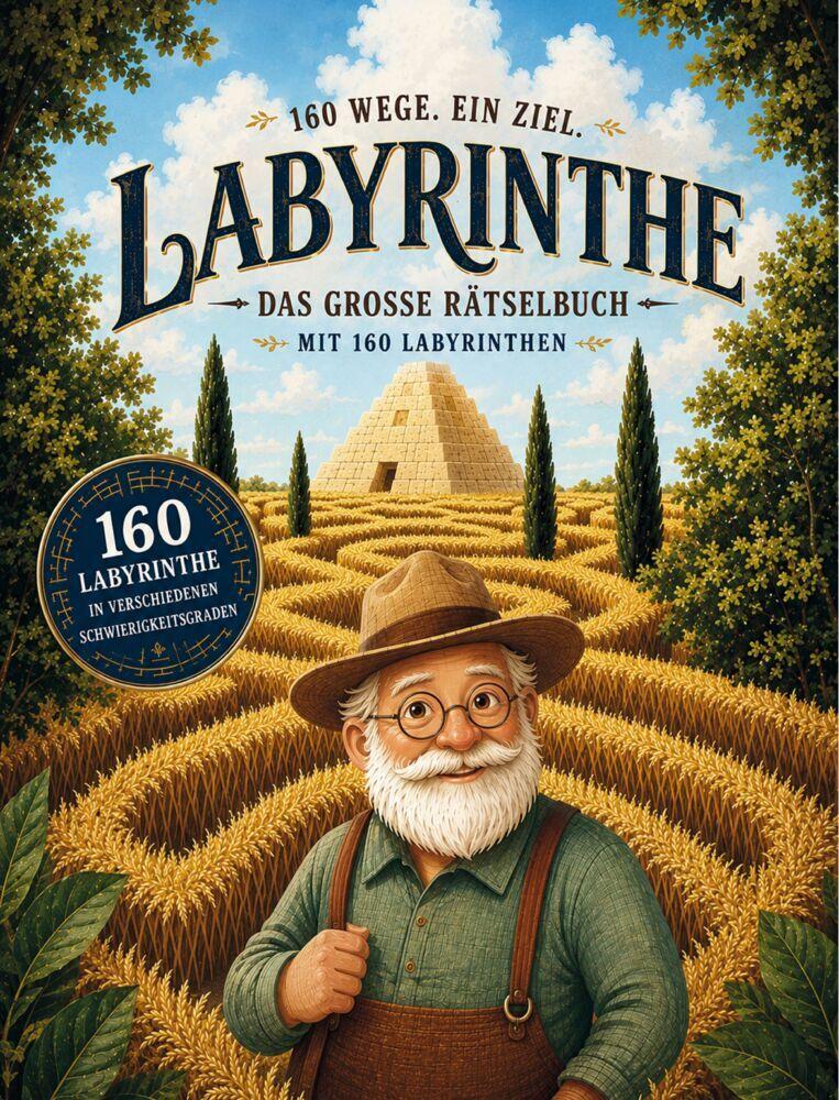 Labyrinthe - Das große Rätselbuch mit 160 Labyrinthen - 160 Wege.