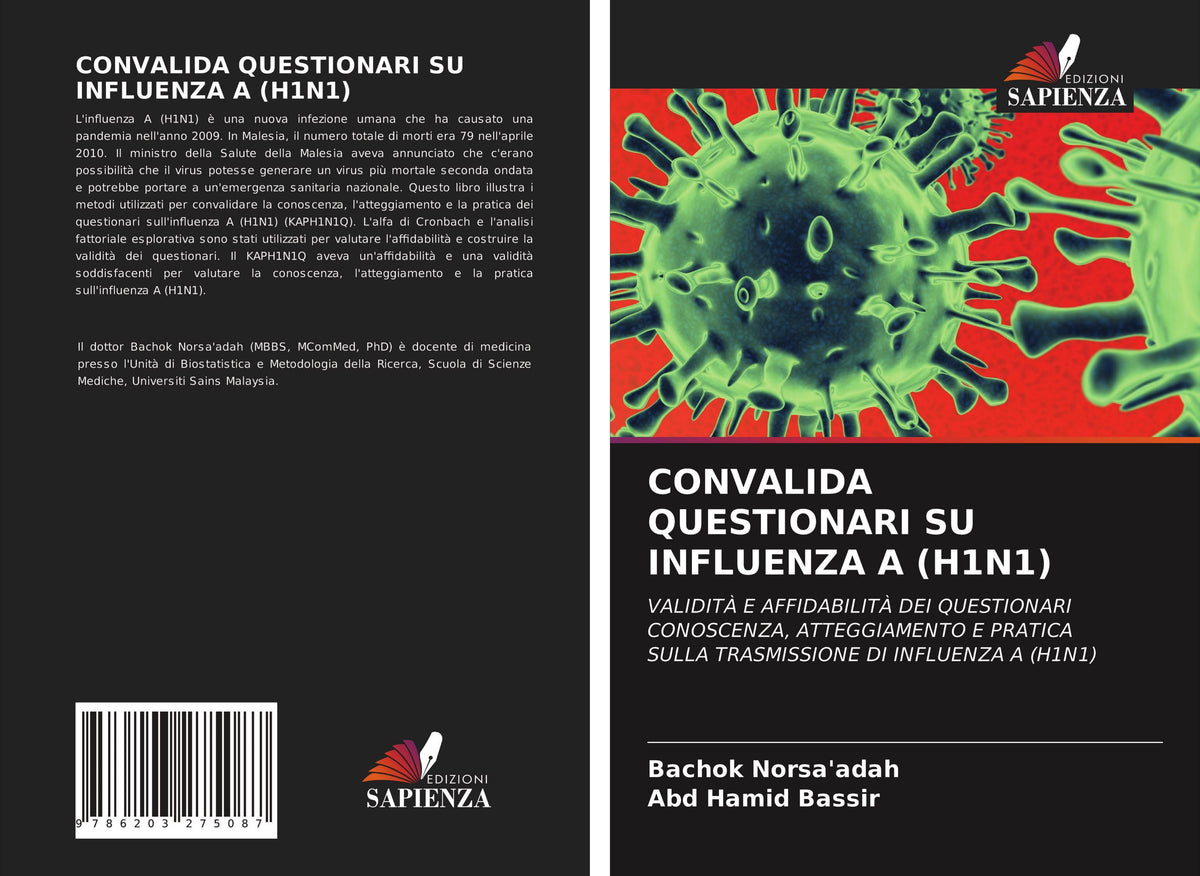 Buchcover: CONVALIDA QUESTIONARI SU INFLUENZA A (H1N1)