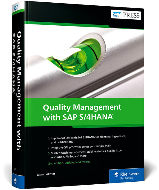Buchcover: Quality Management with SAP S/4HANA