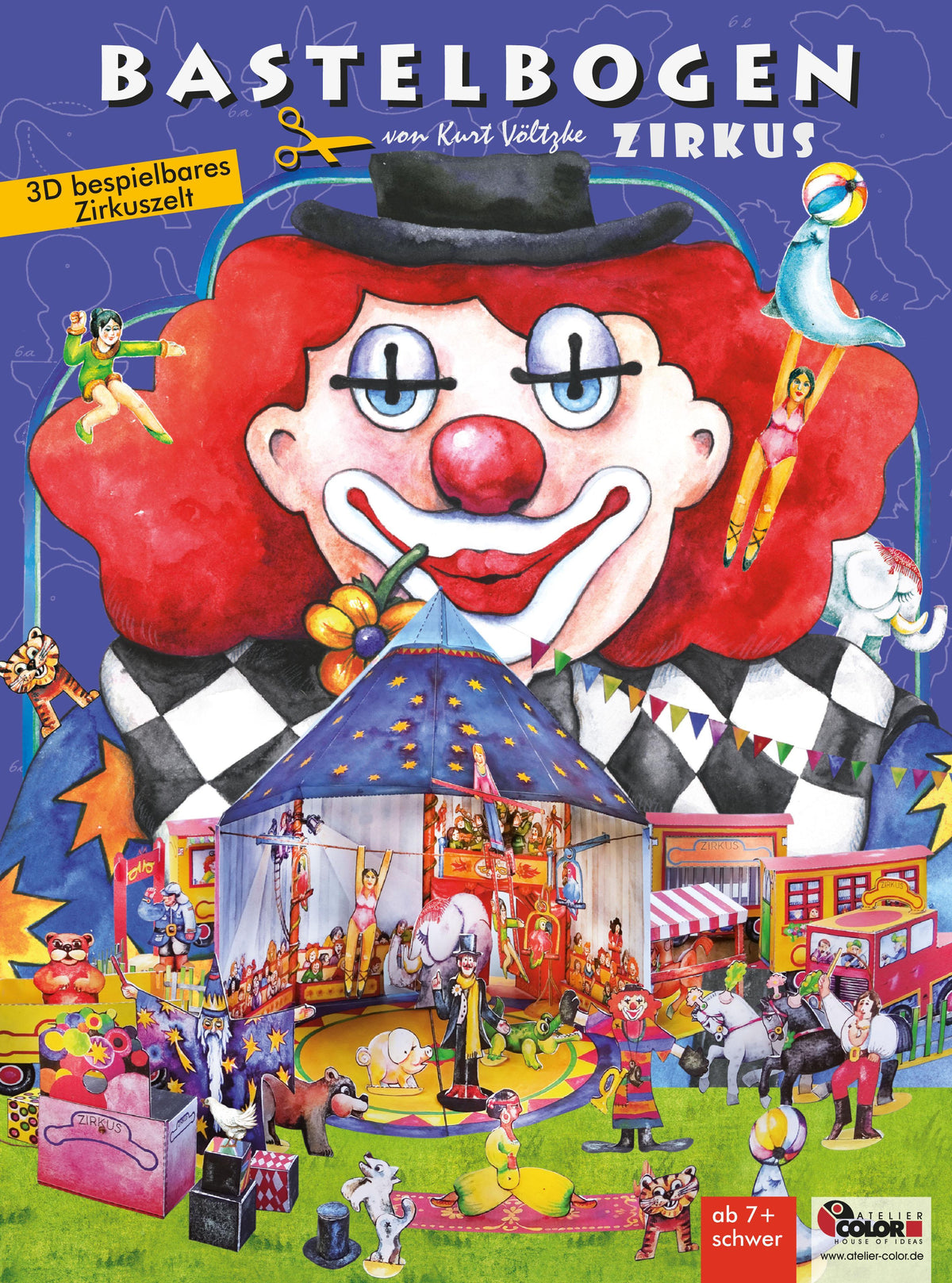 Buchcover: Zirkus Bastelbogen