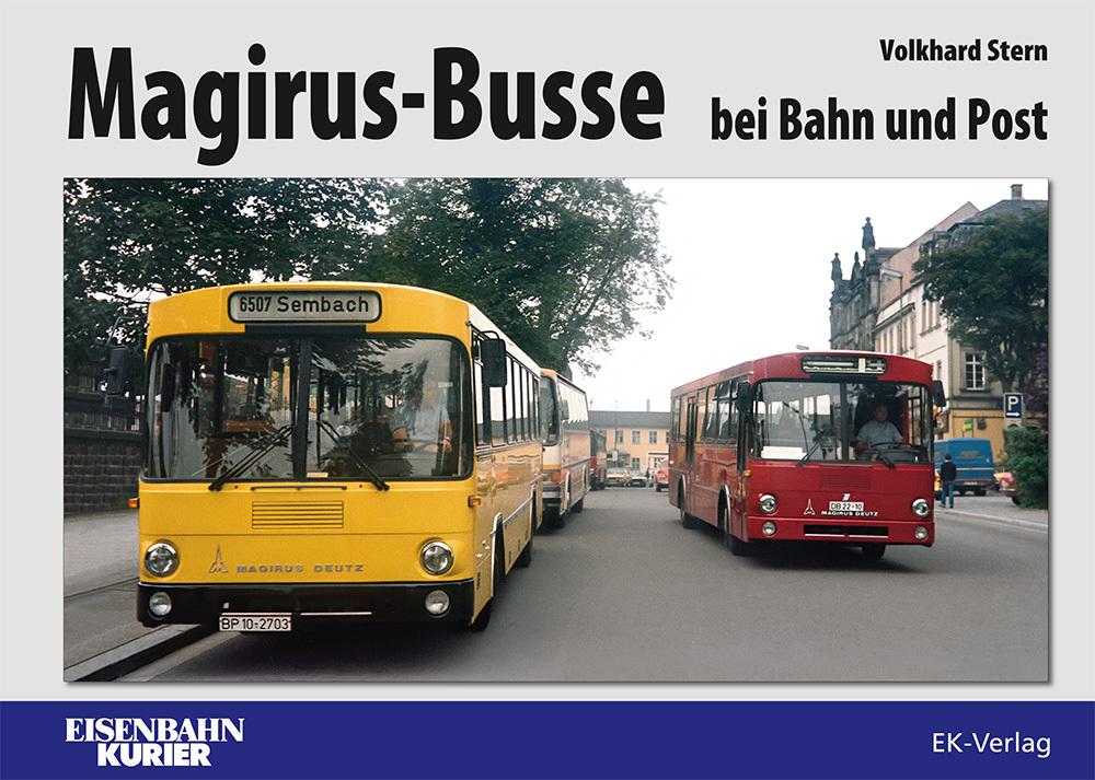 Buchcover: Magirus-Busse bei Bahn und Post