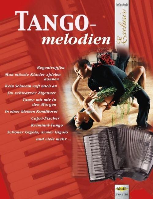 Buchcover: Tangomelodien, für Akkordeon