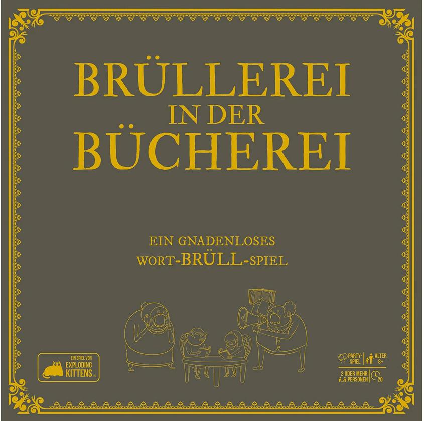 Buchcover: Brüllerei in der Bücherei