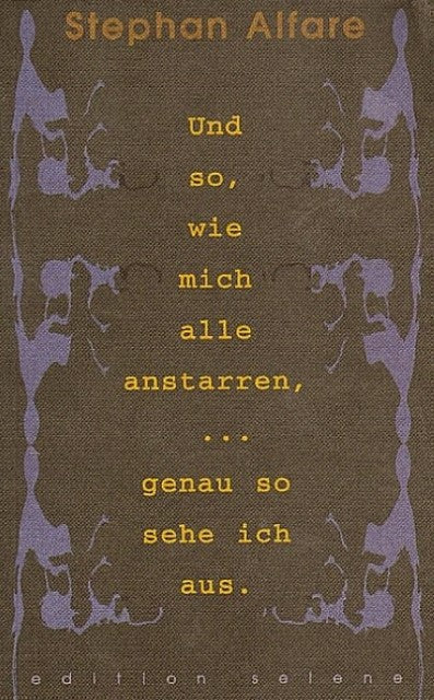 Und so, wie mich alle anstarren, ... genau so sehe ich aus.