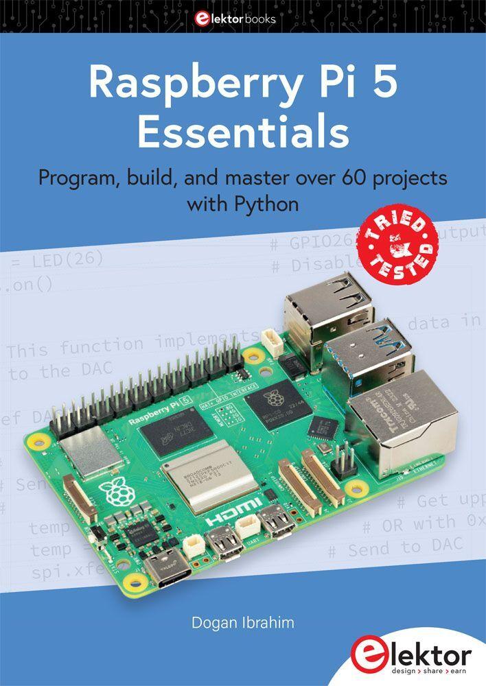 Buchcover: Raspberry Pi 5 Essentials