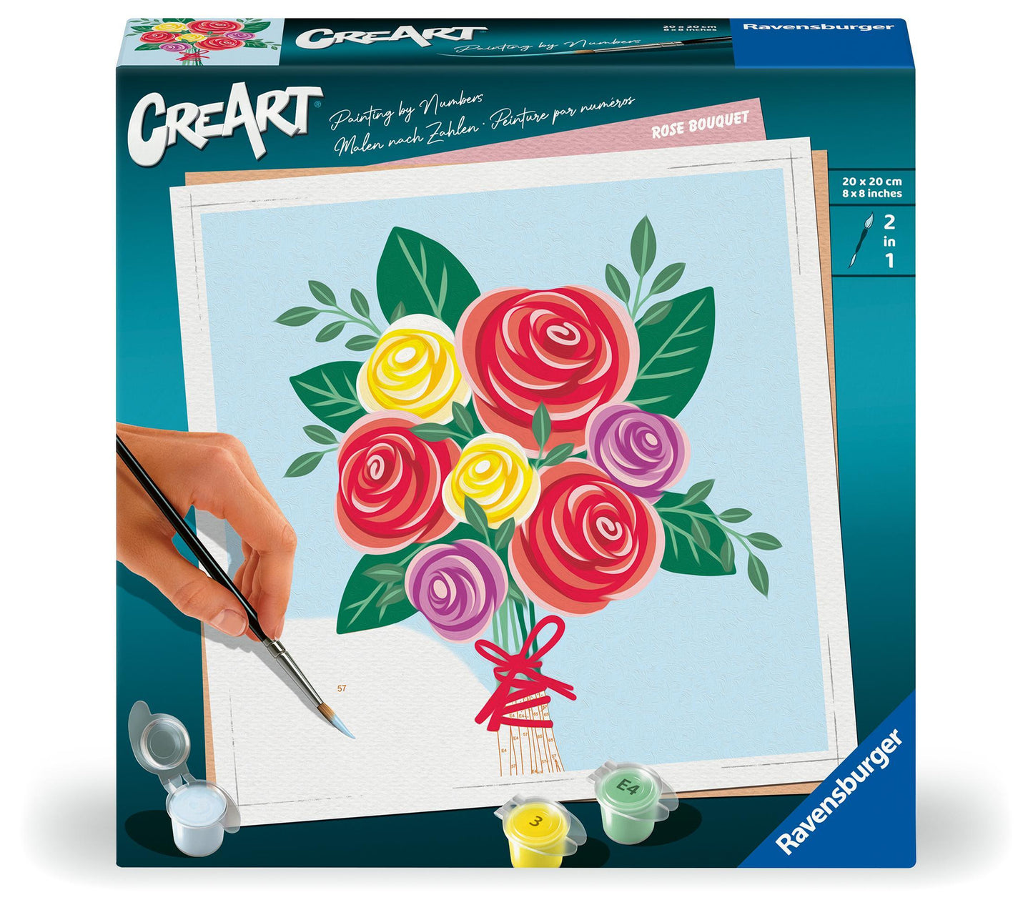 CreArt Adults Trend - Rosenstrauß