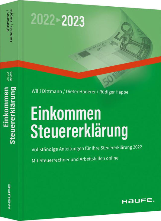 Buchcover: Einkommensteuererklärung 2022/2023