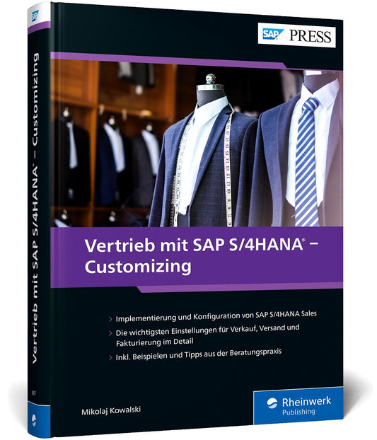 Buchcover: Vertrieb mit SAP S/4HANA - Customizing