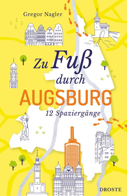 Buchcover: Zu Fuß durch Augsburg