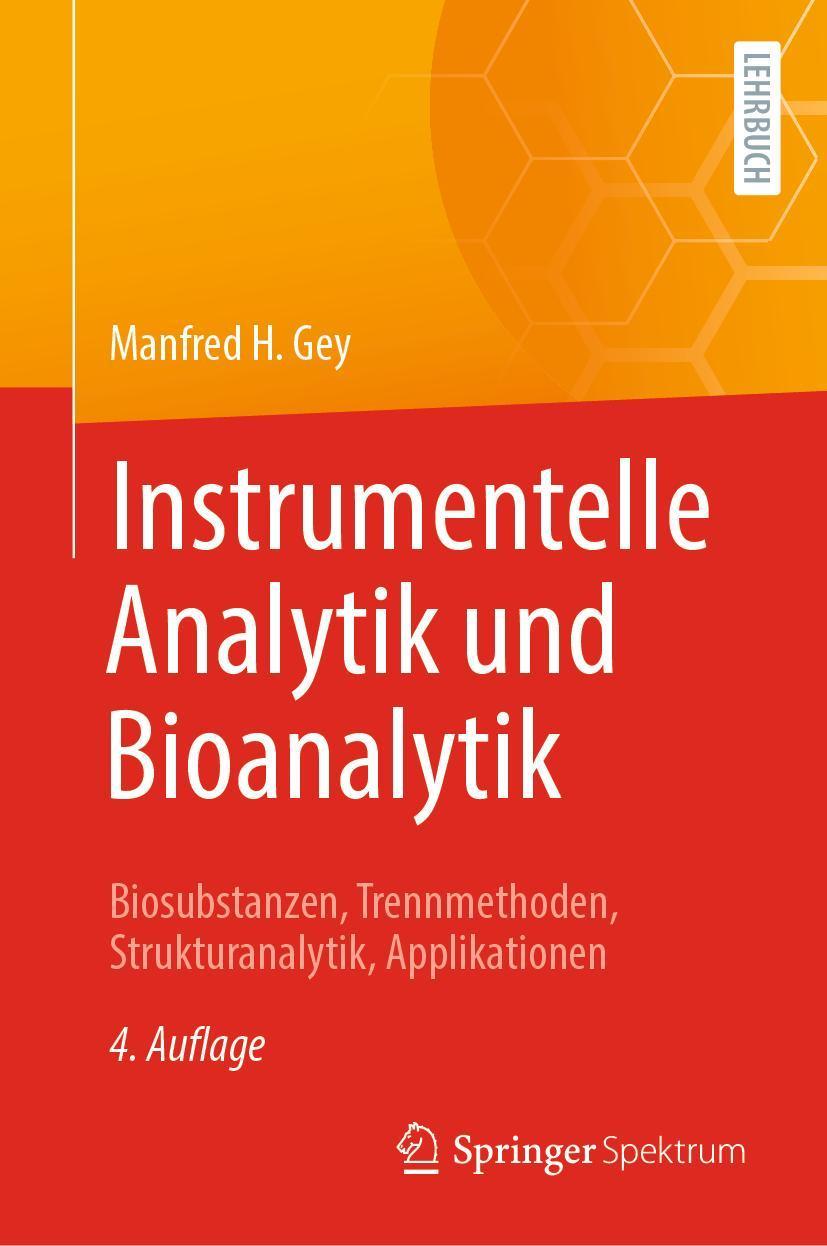 Buchcover: Instrumentelle Analytik und Bioanalytik