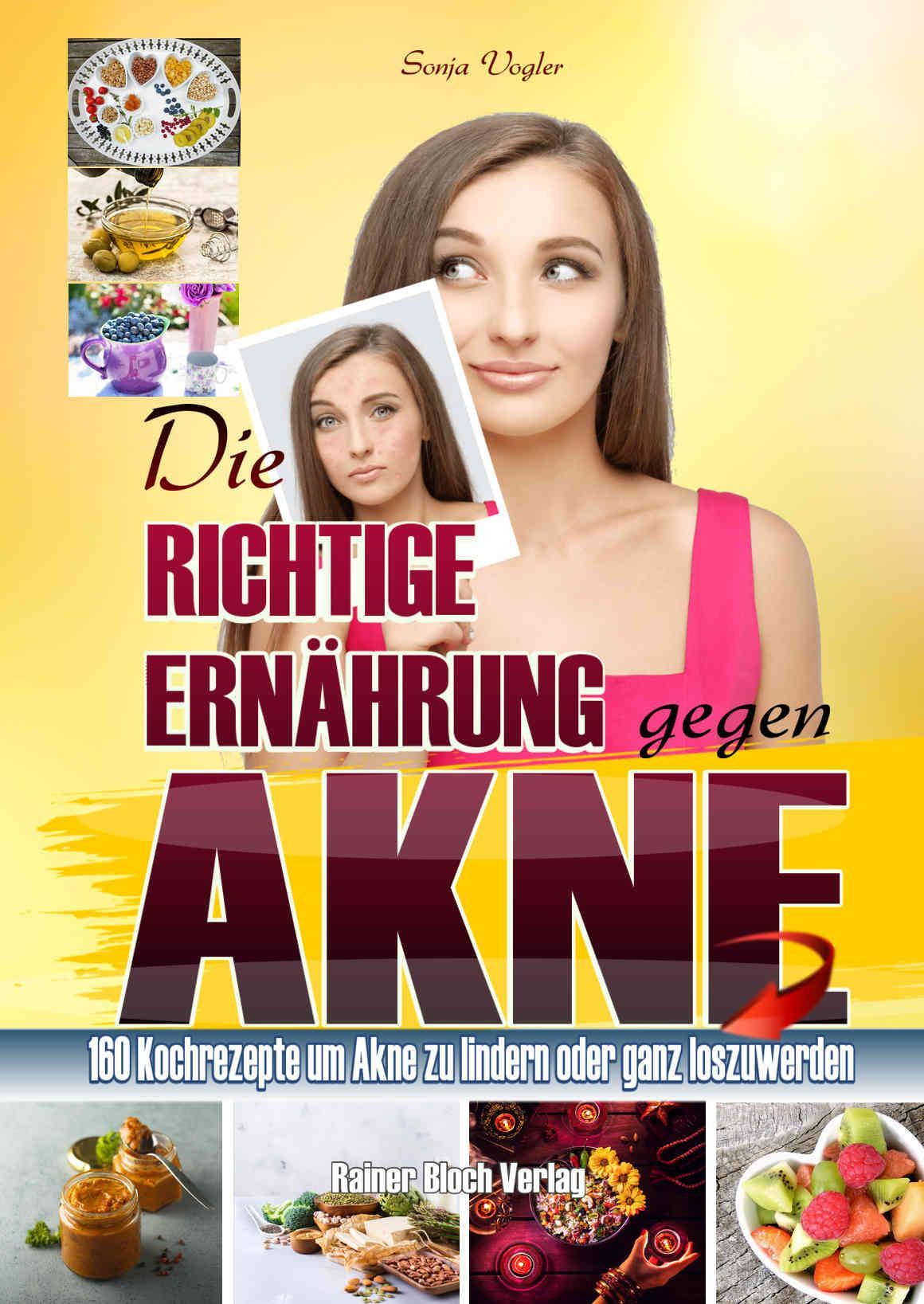 Buchcover: Die richtige Ernährung gegen Akne
