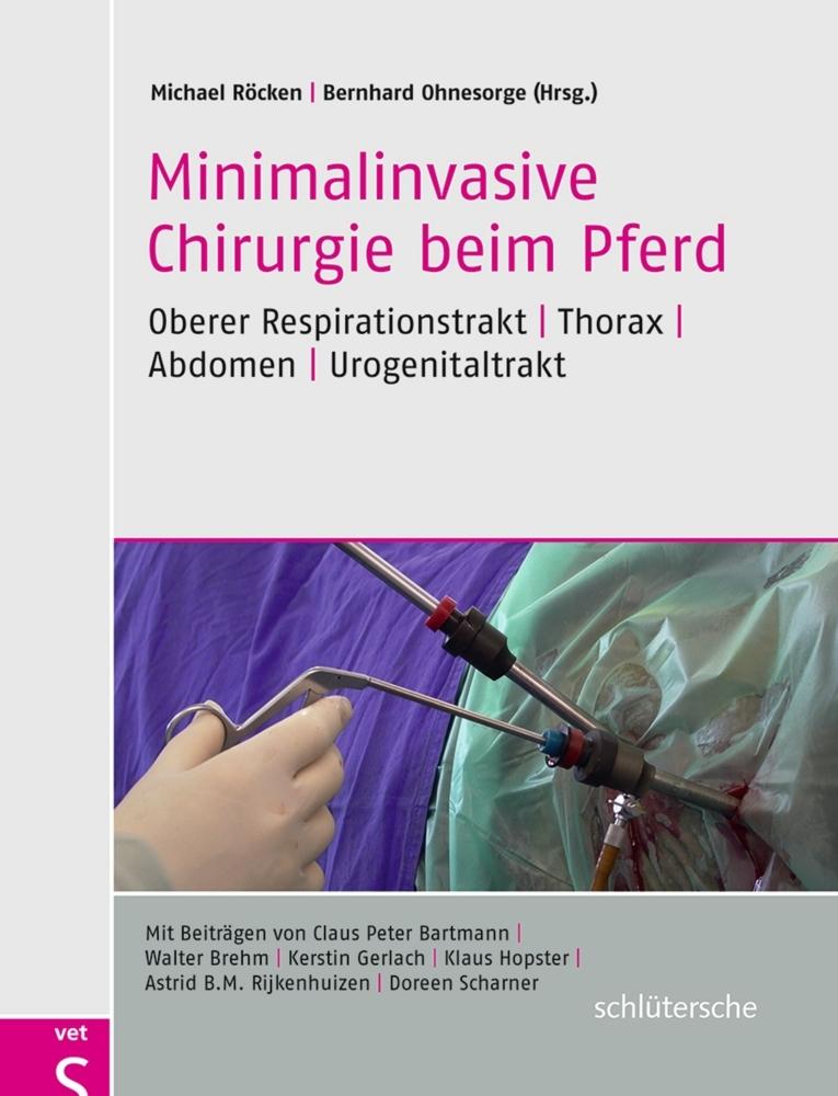 Buchcover: Minimalinvasive Chirurgie beim Pferd