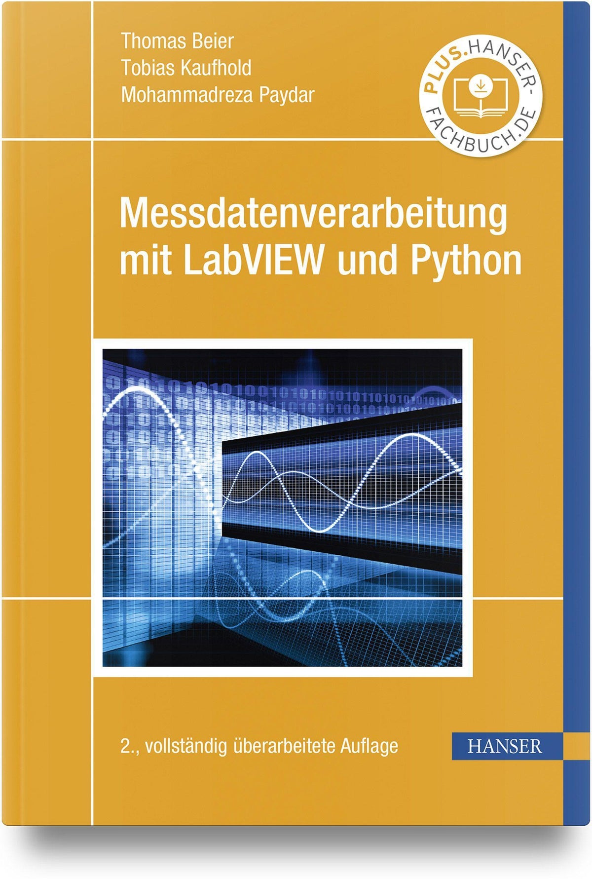 Buchcover: Messdatenverarbeitung mit LabVIEW und Python