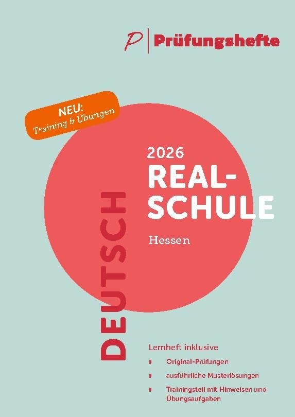Prüfungsheft & Training - 2026 Deutsch Realschule - Hessen - Original-Prüfungen und Lösungen