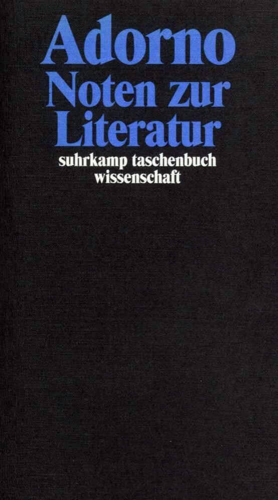 Buchcover: Noten zur Literatur