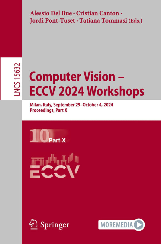 Buchcover: Computer Vision - ECCV 2024 Workshops