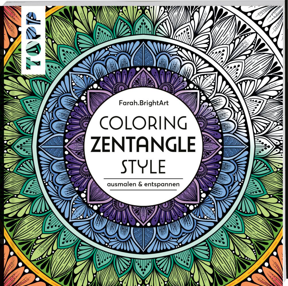 Buchcover: Coloring Zentangle-Style