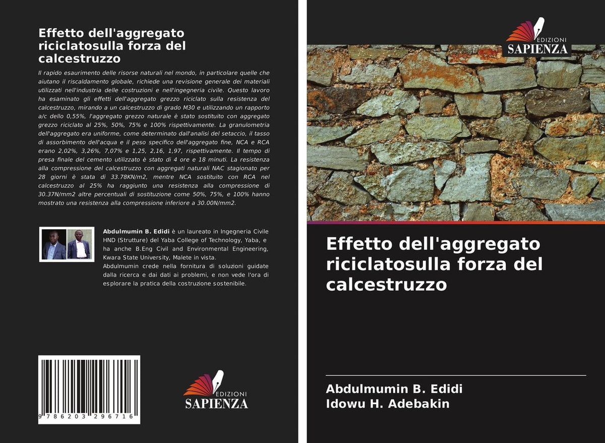 Buchcover: Effetto dell'aggregato riciclatosulla forza del calcestruzzo